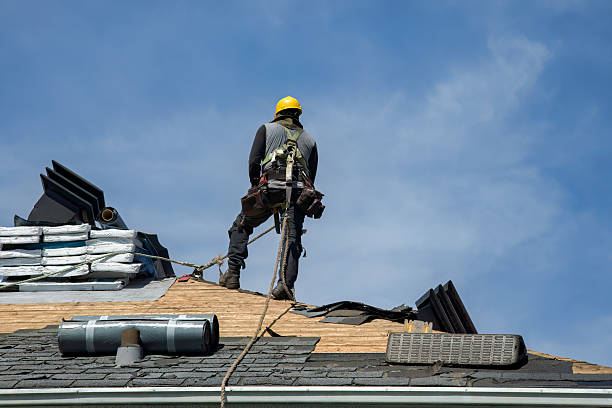 Professional Roof Installation technician working in Valley Falls, NY